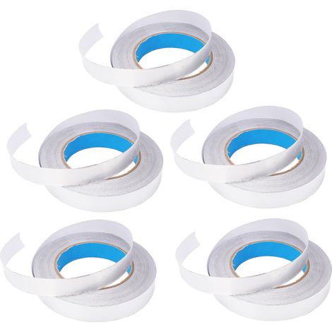 Lot de 5 rouleaux de ruban adhésif en feuille d'aluminium ignifugé, conducteur et isolant thermique pour l'étanchéité des conduits (1/5)