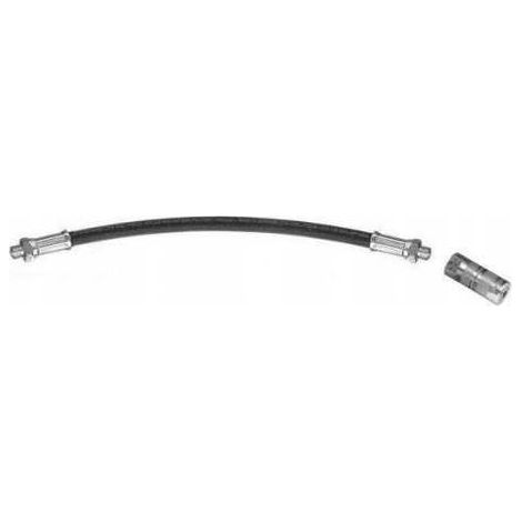 26 cm langer Fettpressenschlauch mit Dreibackendüse, 300 bar (1/2)