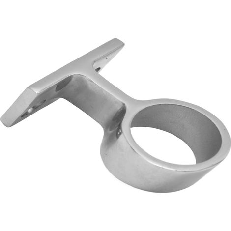 Support main courante bateau 316 inox angle 60° fixation rambarde navire Ø22mm accessoire 1 pc (1/5)