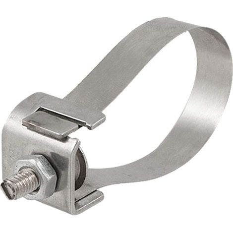 Relieur câbles polyvalent 1,4'' avec pinces à câble en acier inoxydable
