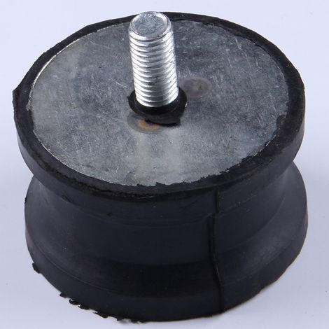 Patin anti-vibration en I de 120 mm avec vis, pieds en caoutchouc anti-vibration, coussinets amortisseurs, patins en caoutchouc et pieds.