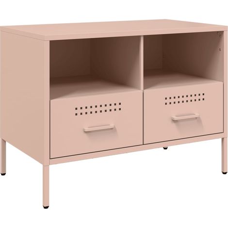Maison Exclusive - TV-Schrank Rosa 68x39x50,5 cm Stahl