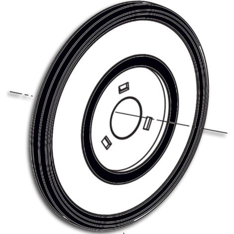 Ruota anteriore destra o sinistra - Aspirapolvere - LG - 101643