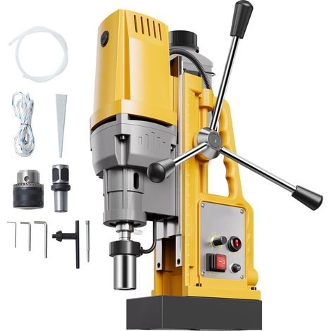 Perceuse magnétique 1400W, perçage Ø2", 2922 lbf, vitesse variable 0-750 tr/min, pour métal, usage industriel et domestique. (1/5)
