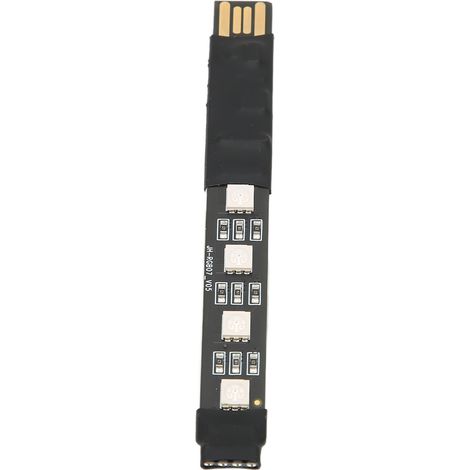 Bande LED Bluetooth, Contrôle par Application, Synchronisation Sonore, Connexion 4 Pins, Éclairage Ambiance pour Intérieur - Noir (1/5)