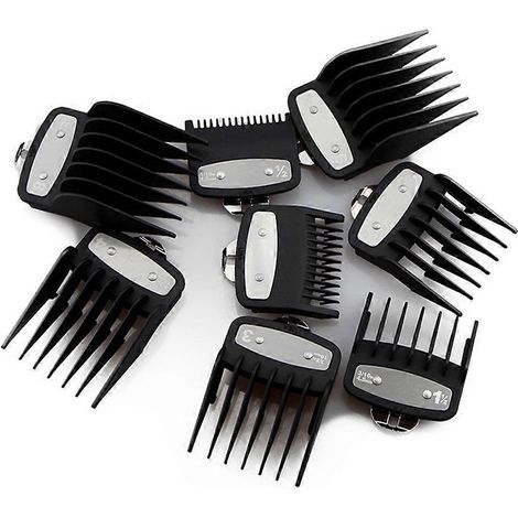 Peignes de guidage pour tondeuse à cheveux, peignes de limite de coupe, 8 pièces pour tondeuses --