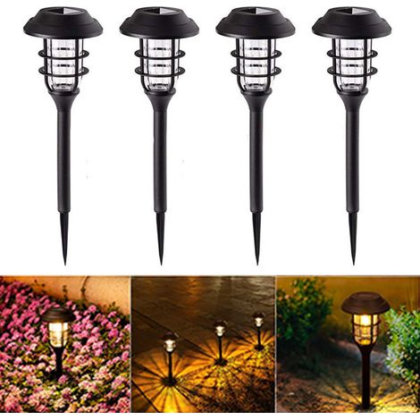 lampes solaires lumières LED de pelouse extérieure du paysage lumière sol (1/5)
