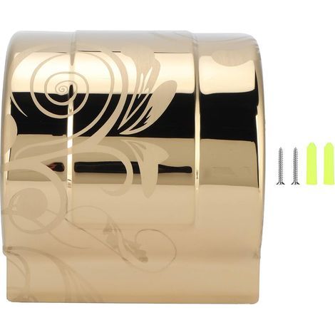 Goldener, katzensicherer Wand-Toilettenpapierhalter, wasserfester Rollenspender aus Edelstahl für Badezimmer und Küche (1/5)