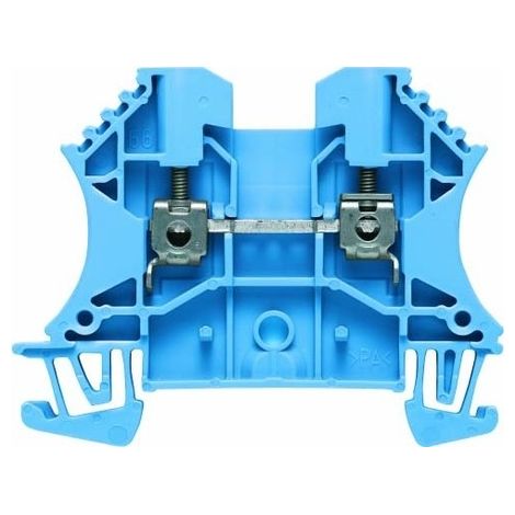 Conector de riel de 2 hilos 2,5 mm2 azul WDU2.5/BL 1020080000