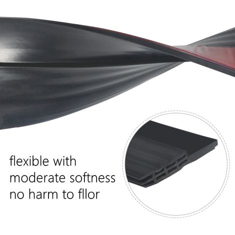 Joint d'étanchéité en caoutchouc silicone auto-adhésif de 100 cm pour portes et fenêtres. (1/5)