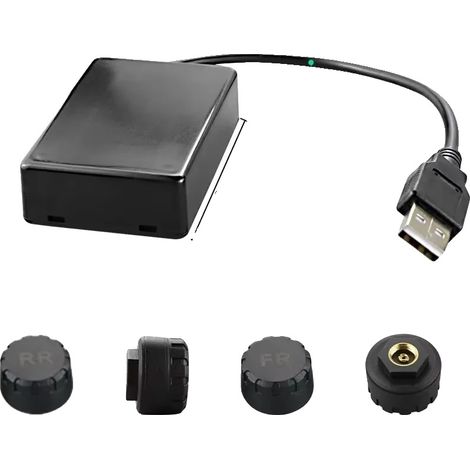 Sistema de monitoreo de presión de neumáticos, monitoreo en tiempo real, fácil integración, TPMS1 (externo) (1/2)