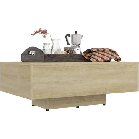 Table basse Chêne sonoma 85x55x31 (1/5)