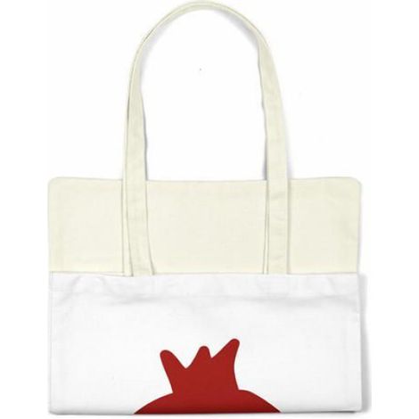 Sac Shopping - Tote Bag En Coton Réutilisable - Pour Courses Et Transport De Livres - 34 X 40 Cm - 100 G - 1 Pièce (1/4)