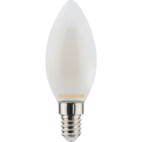 Ampoule flamme LED SYLVANIA TOLEDO Retro 4,5W (470 lm) E14 B35 satinée 2700K (1/3)
