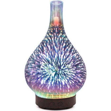 Diffuseur d'huiles essentielles Diffuseur d'air électrique 3D-Glass 100ML (1/4)
