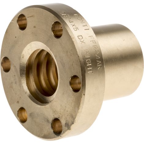 Bague écrou à embase RS PRO, axe de 24mm ( Prix pour 1 )
