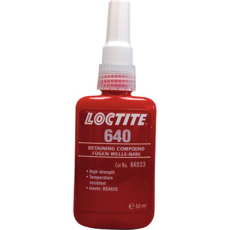640 Agente di ritegno per boccole e cuscinetti, 50 ml