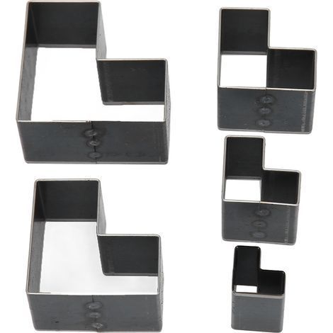 Set mit 5 hohlen Leder-Ausstechformen in verschiedenen Größen, hochwertiger Kohlenstoffstahl, für DIY-Bastelarbeiten (1/5)