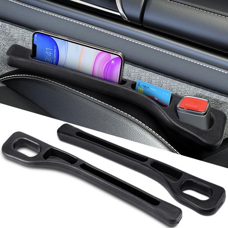 Remplissage Siège Auto - 2 pièces, Remplissage Siège Auto Gap Filler Pad Anti-Fuite - Noir, Pour Voiture/Camion/SUV (1/5)