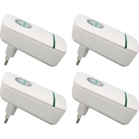 Qiilu Smart Devices 4-Piece Energy Saver, Computer Peripheral Power Saving Box EU Plug (1/4)