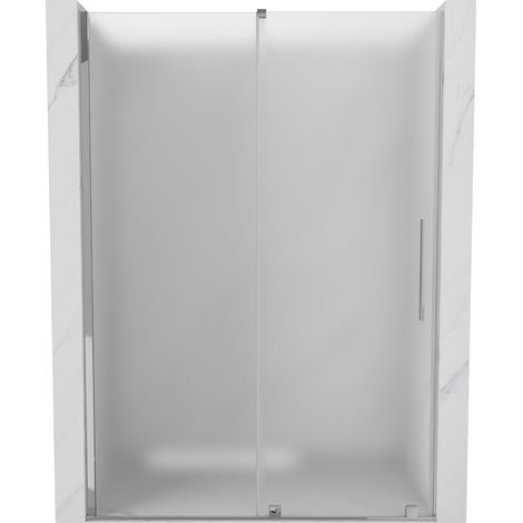 Mexen Velar porta doccia scorrevole 140 cm, brina, cromo - 871-140-000-31-01 (1/5)