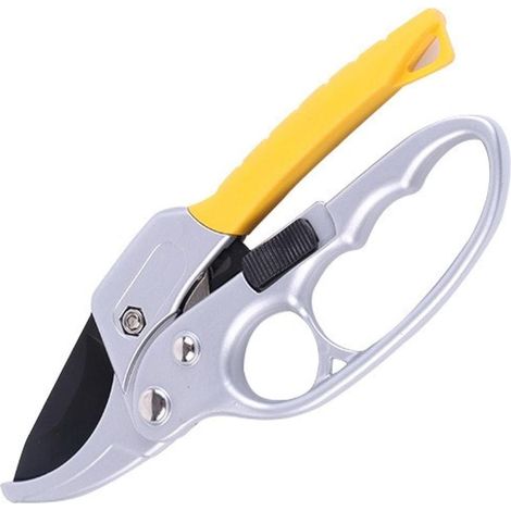 Sécateur à main, sécateur, sécateur de jardin, sécateur à cheveux, sécateur à cliquet, travail 3 fois plus facile, outils de jardinage, sécateur de jardin tranchant, sécateur pour les mains faibles ar (1/5)