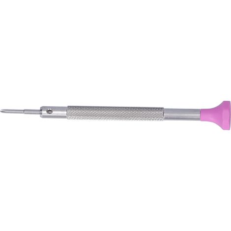 Tournevis Cruciforme en Acier Inoxydable, Outil de Réparation de Montres Portable, Embout 1,6mm / 0,06in, Accessoire pour Horloger (1/5)