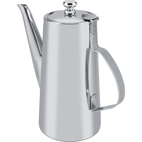 Bouilloire en acier inoxydé 2L épais pour thé et café, élégante pour maison et restaurant (1/5)