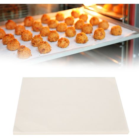 480 Stück lebensmittelechte Backpapiere, ölabsorbierendes Papier, Kuchen-, Brot- und Gebäckpapier, Backmatte für Partys, Küche, Grillen (1/5)