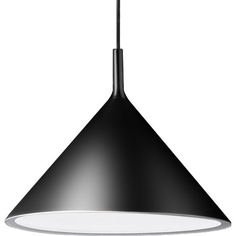 Suspension noire gea luce barbie sg e27 led plafonnier moderne en aluminium