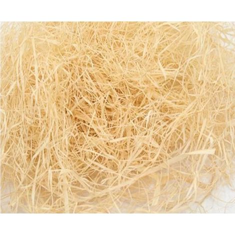 Holzwolle-Füllmaterial für Geschenkverpackungen, Heu, 2 kg