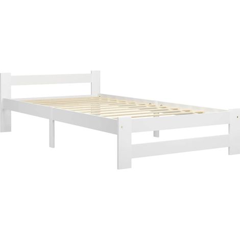 Dormeuse Estraibile senza Materasso Bianca Legno Pino 100x200cm vidaXL (1/4)