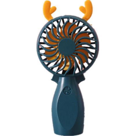 Tragbarer Ventilator – Mini-Tischventilator – Welpenform – Bürstenloser Motor – 3 Geschwindigkeitsstufen – USB-aufladbar – Für Kinder, Reisen, Büro, Innenräume – 1 Stück (1/5)