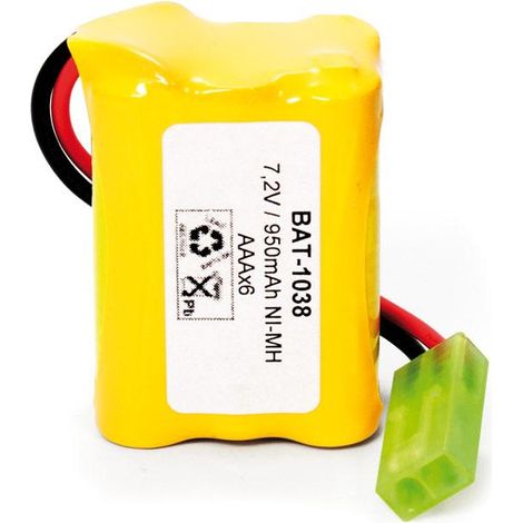 Pacco batteria 7,2V/950mA NiMh
