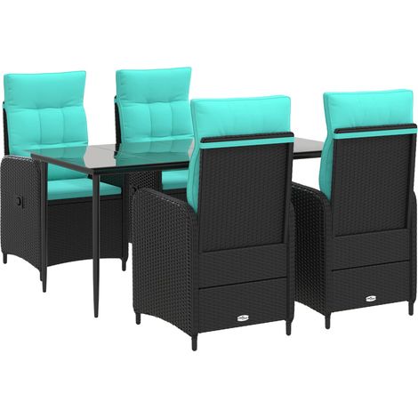 Ensemble de Tables Basses avec coussin avec oreiller 5 pcs vidaXL (1/5)
