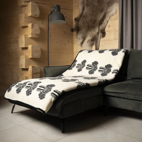 Coperta calda, copriletto scozzese con motivi regionali, coperta da festa 160/200 (1/2)