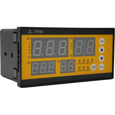 Contrôleur de Couveuse Automatique - Régulation Précise Température et Humidité 100-240V