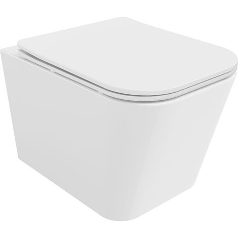 Mexen Teo WC sans rebord Rimless Tornado avec abattant slim, duroplast, blanc brillant - 30850600T (1/5)