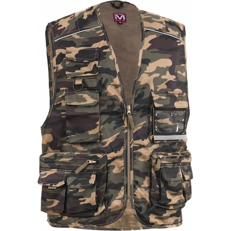 GILET POWER CAMOUFLAGE MIS. XL- 1,0 pz