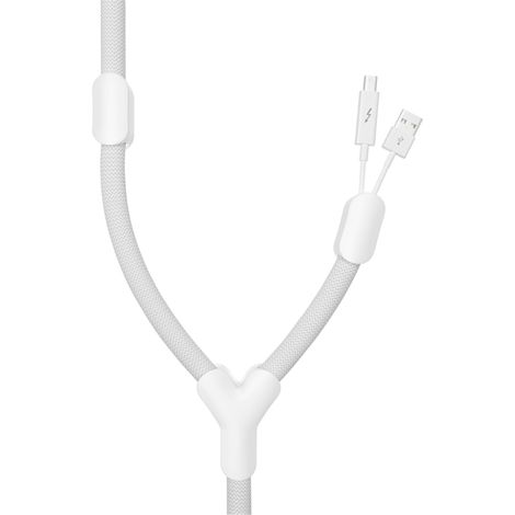 Bluelounge Soba sistema flessibile bianco grigio 3 metri