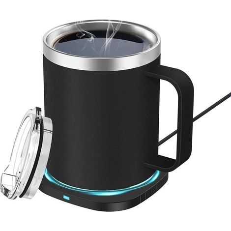 Elektrischer USB-Kaffeetassenwärmer, intelligenter Getränkewärmer mit konstanter Temperatur 131℉/55℃