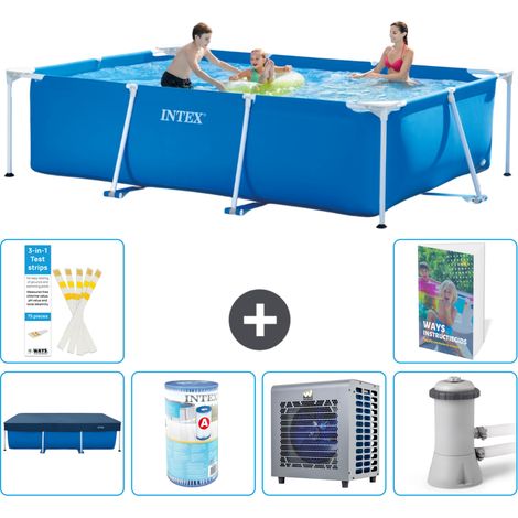 Rechteckiger Frame Pool - 300x200x75 cm - 7-teilig  S29 (1/5)