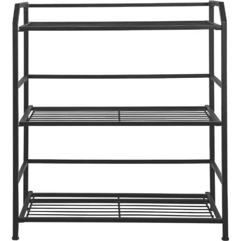 Scaffale Multiuso Evolution Struttura in Metallo Nero 67 x 30 x 78 cm (1/2)
