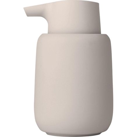 Distributeur de savon Blomus Sono - céramique - 9.5x8.6x14.5cm - rayon de lune