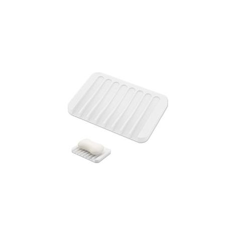 1 Pièce Blanc Porte Savon, Support Savon, Salle de Bain,Porte Savon Silicone,Porte Savon Cuisine,Porte Savon Douche,pour Salle de Bain,Cuisine
