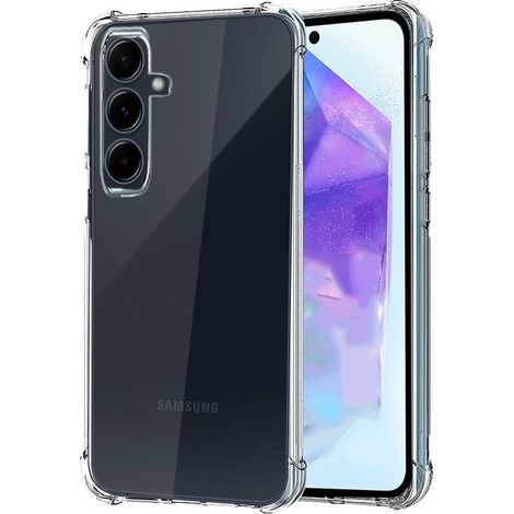 Carcasa COOL para Samsung A556 Galaxy A55 5G AntiShock Transparente