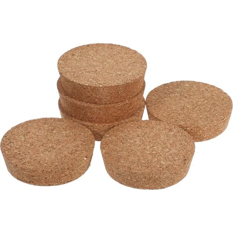 Lot de 6 bouchons liège, marron, ronds, pour brassage maison (1/5)