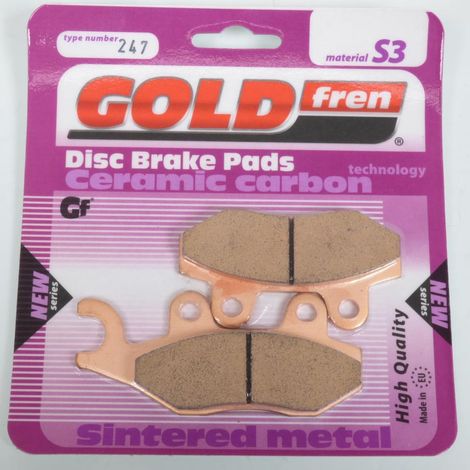 Plaquette de frein Gold Fren pour Moto Triumph 1200 Tiger (1/3)