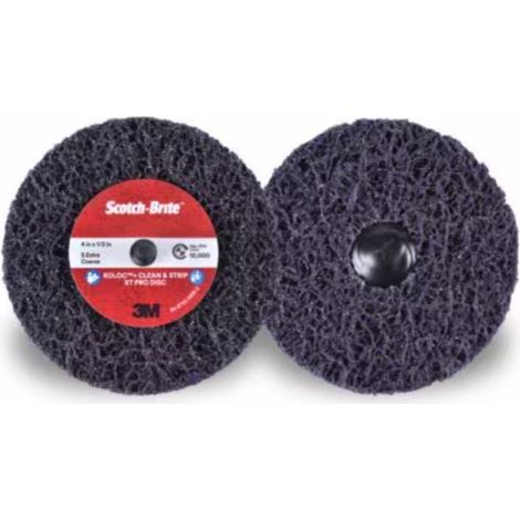 Disque de nettoyage et de decapage Scotch-Brite Roloc XT Pro XO-ZR 100mm x 13mm x 6mm S XGROS