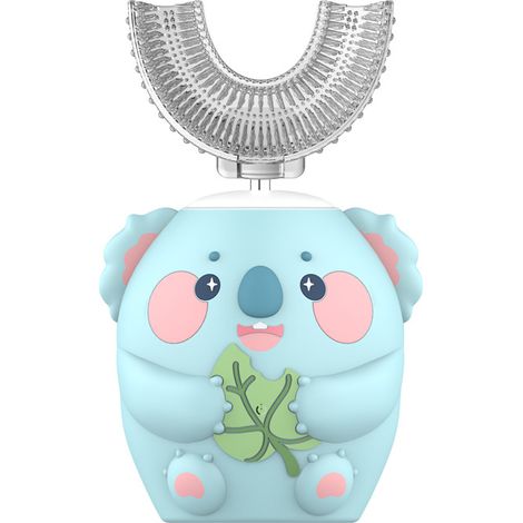 Brosses à dents électriques pour enfants de plus de 15 ans, vertes A-AquaForge